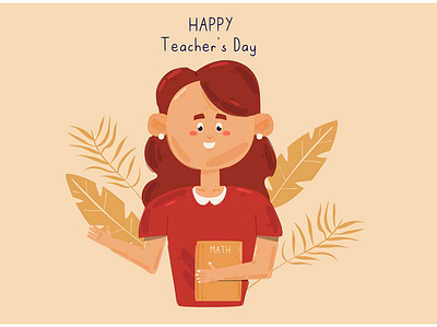 Teacher's Day Illustration celebration character day education greeting illustration school teacher vector