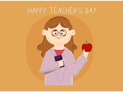 Teacher's Day Concept Illustration