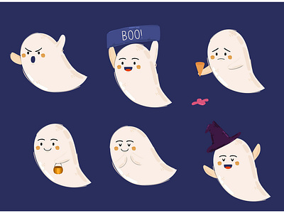 Halloween Ghost Illustration