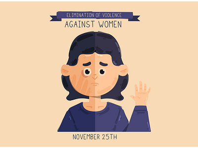 Elimination of Violence Against Women Illustration