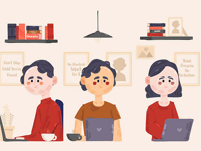 Telework Concept Illustration