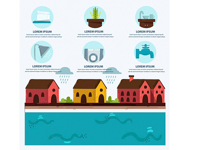 Water Infographic Illustration