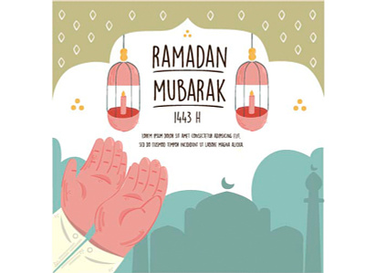 Marhaban Ya Ramadan 2022 Illustration 2022 greeting illustration islam kareem marhaban muslim ramadan ramadhan vector