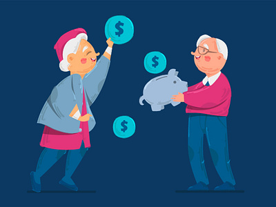 Pension Fund Concept Illustration