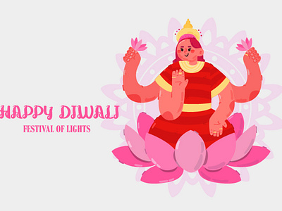 Diwali Concept Background Illustration