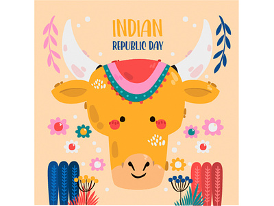 Hand Drawn Indian Republic Day Illustration celebration day greeting happy illustration independence india parade republic vector