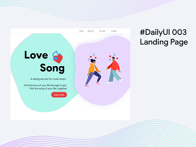 #DailyUI 003 Landing Page