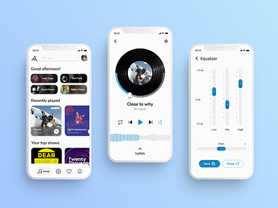 #Daily UI 007 Settings & 009 Music Player