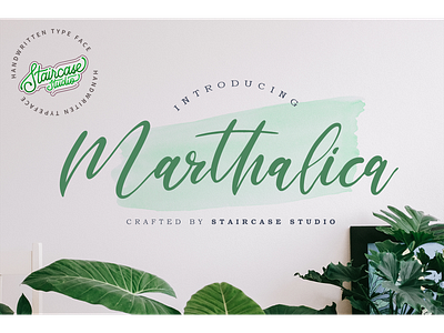 Marthalica Font branding clothing font fonts foodies handwritten invitation logotype marthalica merk script