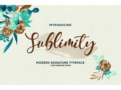 Sublimity Font birthday branding font fonts handwritting invitation logotype modern script signature sublimity wedding