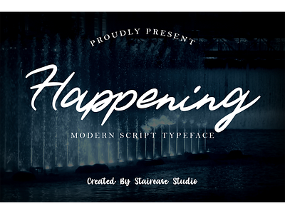 Happening designfont