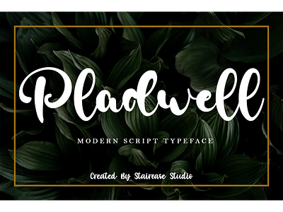 Pladwell lettering