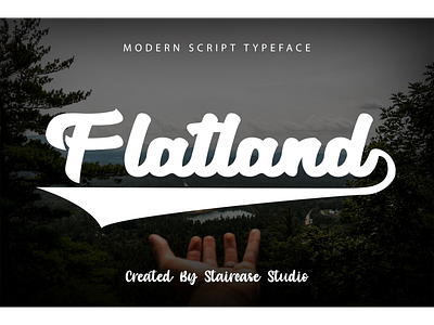 Flatland lettering