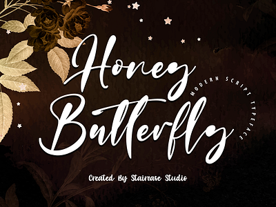 Honey Butterfly lettering