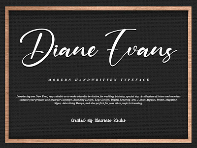 Diane Evans webfont