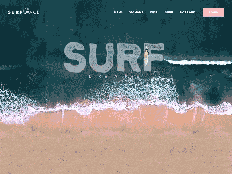 SurfAce animation surfing