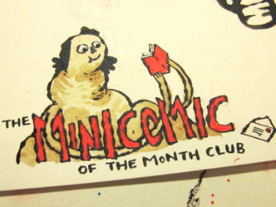 Minicomic of the Month Club Site Header? comics illustration