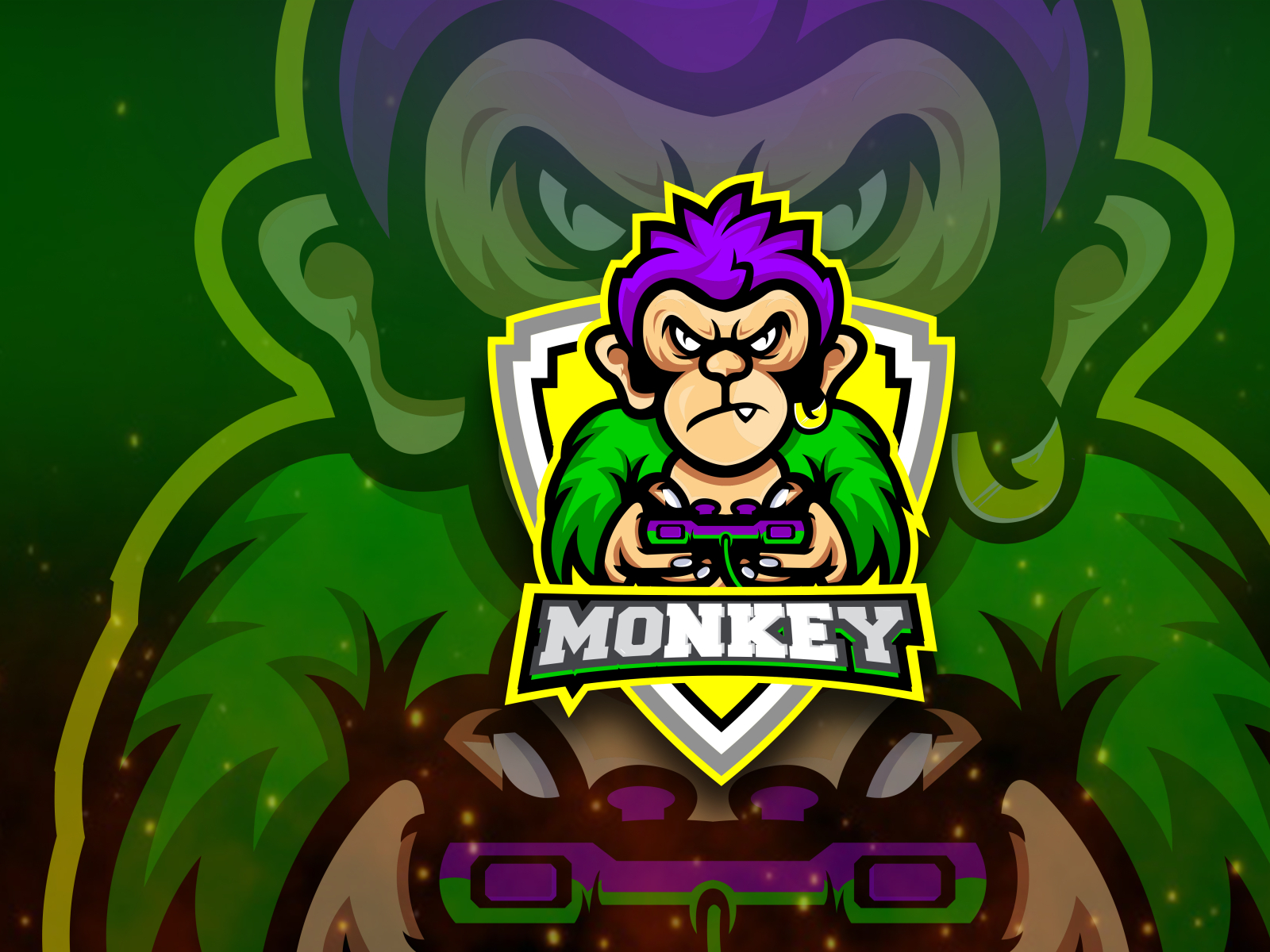 Monkey By Syerif Ezler On Dribbble