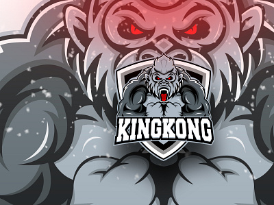 KINGKONG awesome design export logo logogame vector