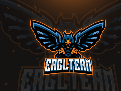 Eagle mascot preview animation awesome design export illustration logo logogame vector