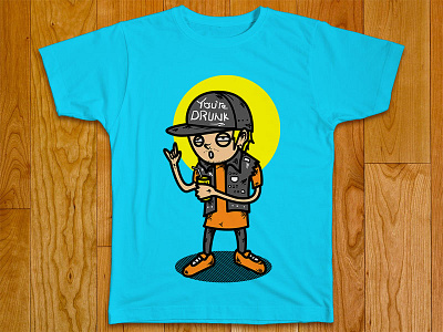 Mockup Tshirt blue animation awesome design tshirtdesign tshirts