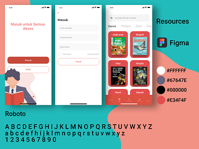Second Book Ordering Mobile Apps app app design book debut design dribble figma indonesia indonesia designer mobile app design ui ui design uiux ux ux design