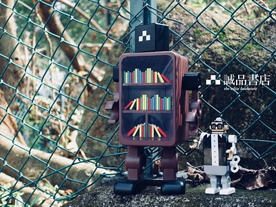 the eslite bookstore X TinBot action figures branding culture design designer toys hong kong retro robot tinbot toy