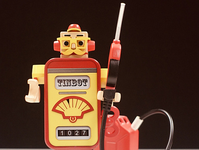 Add Oil Add Oil Add Oil ~~ action figures branding culture design designer toys hong kong retro robot tinbot toy