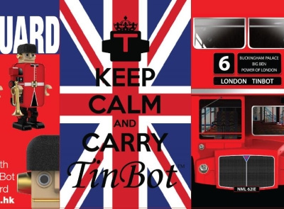 Keep Calm and Carry TinBot action figures branding culture design designer toys retro robot tinbot toy