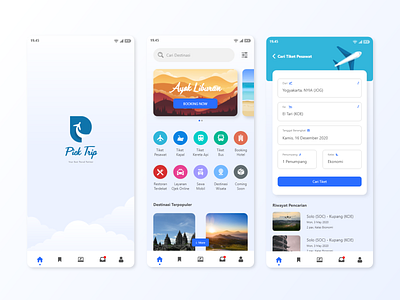 Travel Apps UI Design Concepts