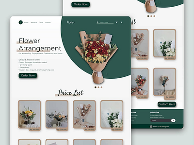 Fiorist Flower Arrangement app arrangement art branding designer flower uiux uiuxdesign uiuxdesigner userexperience userexperiencedesign userinterface userinterfacedesign