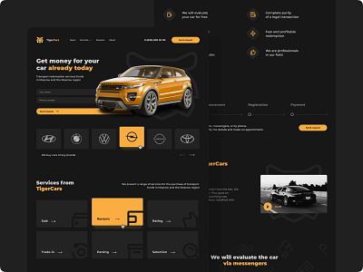 Landing page ― TigerCars