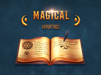 Magic Story fantasy icon magic