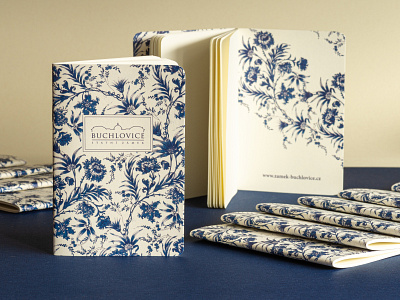 Pocket notebooks with chrysanthemum