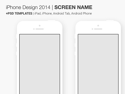 Mobile Device PSD-Templates