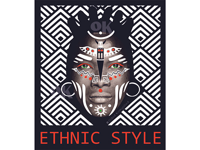 ETHNICSTYLE african artwork collage collage art ethnic ethnic style freelancer graphic designer illustration olenakomyshna