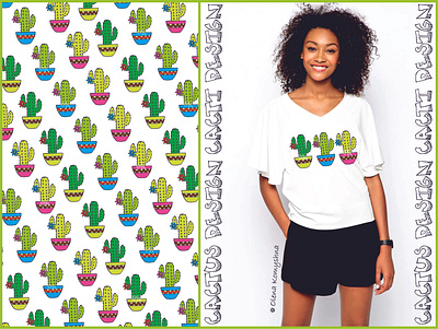 Cacti cacti cacti art cacti design cacti pattern cactus illustration cute cacti nature art olenakomyshna print t shirt design