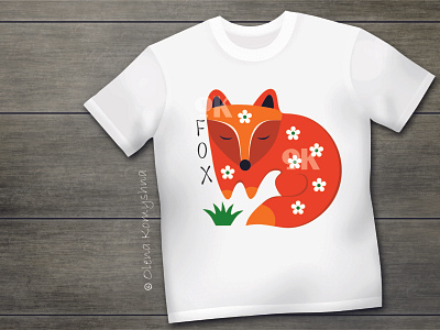 Fox Visual animal art cute cute animal cute fox fox fox print foxy olenakomyshna red fox sleeping fox