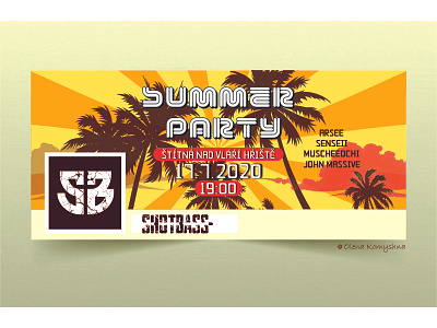 Summer party banner banner design banners cover cover design olenakomyshna party banner summer summer banner summer party summer party banner