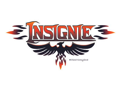 INSIGNIE. Logo band band branding fire logo logodesign logodesigner logotype music olenakomyshna rok