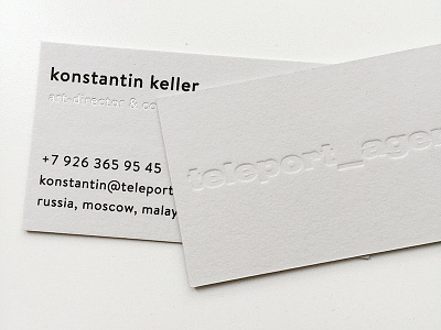 Our new business cards