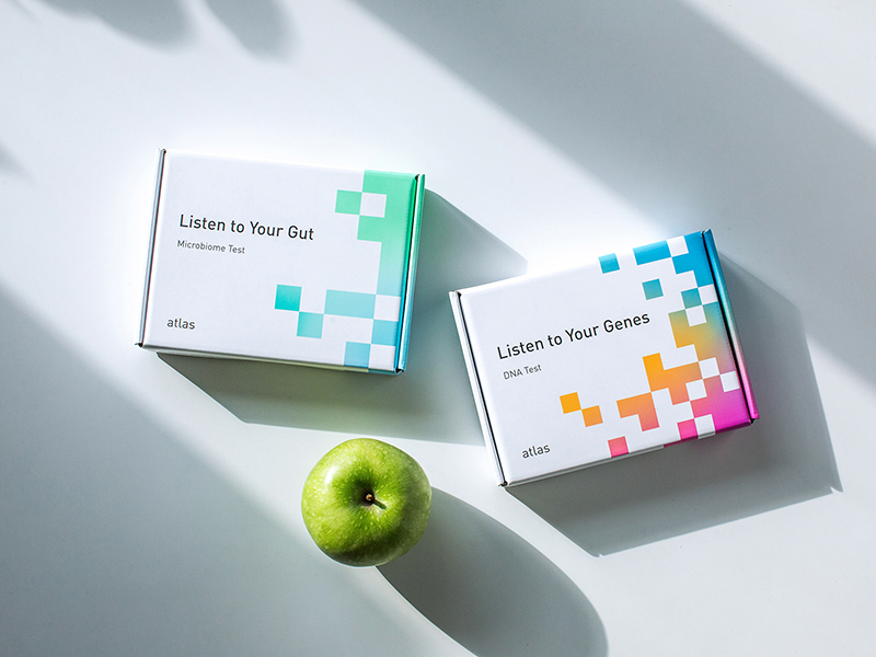 New packages for Atlas genetic tests by teleport_agency on Dribbble