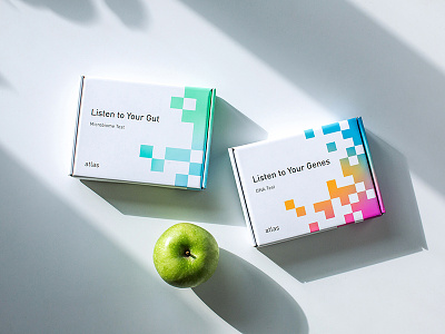 New packages for Atlas genetic tests box pack package productdesign
