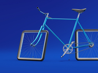 Bike visualization for an ad