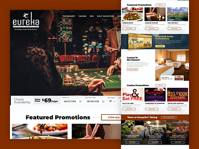 Eureka Casino Resort - Mesquite, Nv casino design hospitality web design