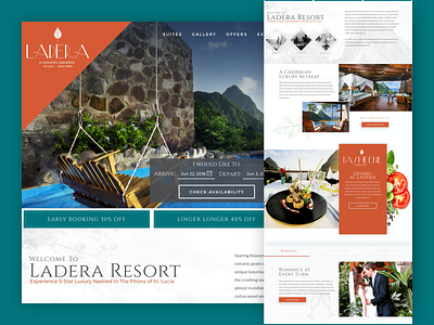 Ladera Resort design hospitality resort web design