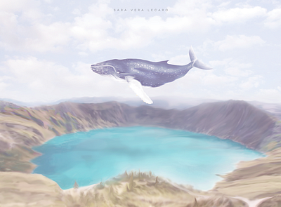 All you need is Ecuador advertising art direction digital illustrator editorial editorial illustration illustration surrealism tourism whales