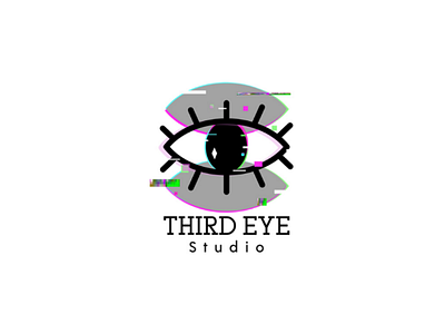 Third Eye Studio branding creative eye glitch glitch design glitches graphic design logo logo design studio third eye