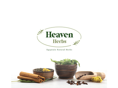 Heaven Herbs branding coffee graphic design green health herbal tea herbs logo packaging spices tea wellness