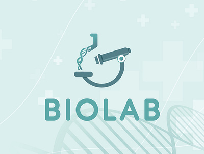 BIOLAB brand identity branding covid19 graphic design icon lab lab logo logo medical medical logo